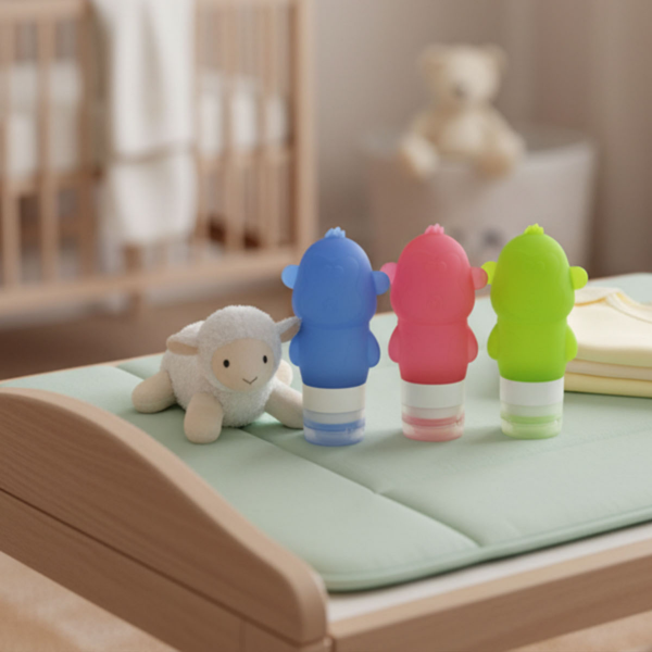 Minik Dostlar Seyahat Seti | Zeytinyağlı Göz Yakmayan Bebek Saç & Vücut Şampuanı (3×89 ml)