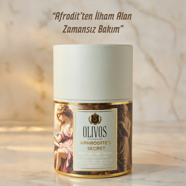 Olivos Aphrodite’s Secret %100 Zeytinyağlı El Yapımı Katı Sabun, Premium Kutulu, 2×100 g
