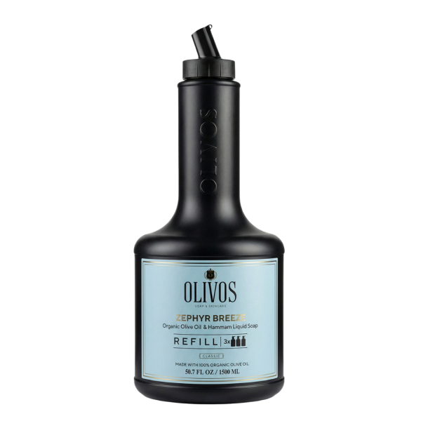 Zephyr Breeze Zeytinyağlı Hamam Kokulu Sıvı Sabun Refill 1500 ML (3x500 ML) Ekonomik Paket