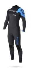 MAJESTIC 5/3 D/L FULLSUIT FRONTZIP (S) (BLUE)