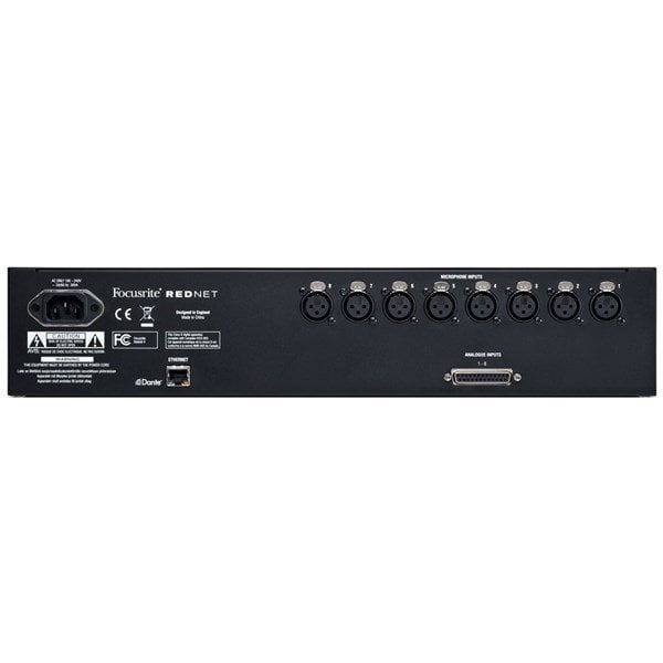 Focusrite RedNet 4 Uzantan Kumandalı 8 Kanal Mikrofon Preamp ve A-D Seskartı