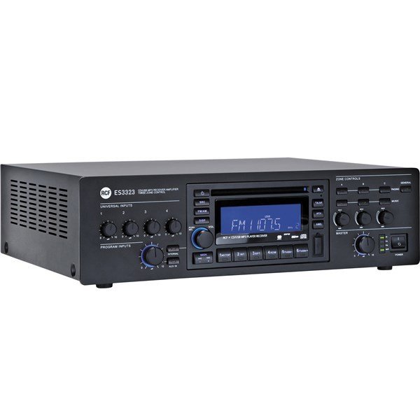 Rcf ES 3323 - 3 Bölge 320W Mikser Amfi, FM-RDS CD/USB-MP3 Player