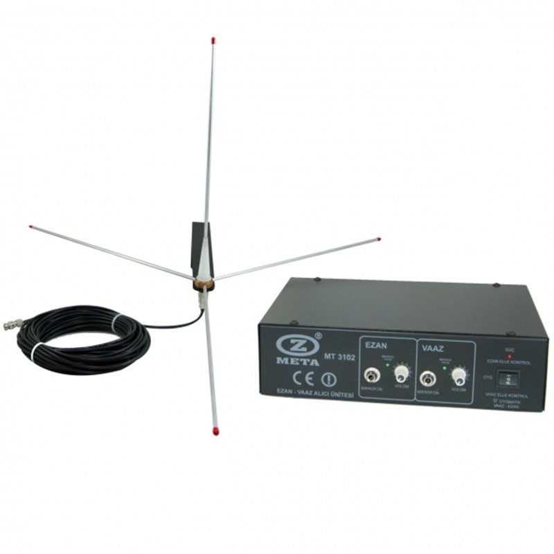 Provoice ACR-3102 VHF-UHF Ezan-Vaaz Telsiz Alıcı Yayın Ünitesi