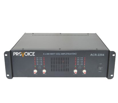 Provoice ACR-2204 100V 4x200 Watt Trafolu Power Anfi