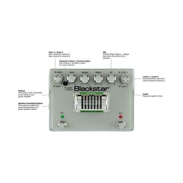 Blackstar HT-DUAL Distortion Pedalı