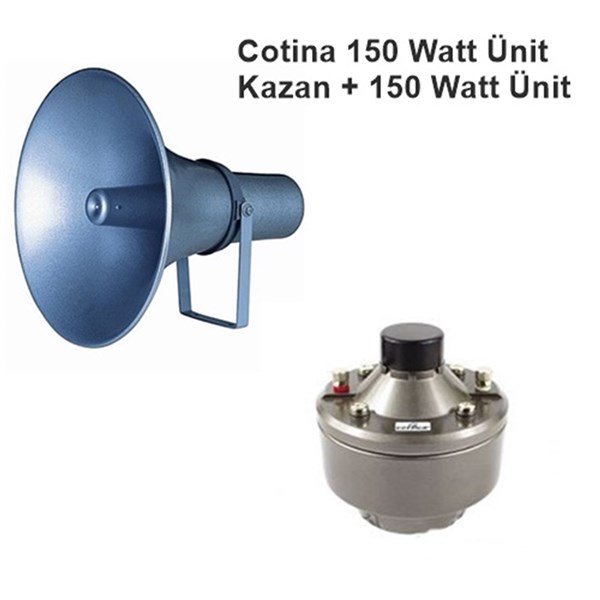 Cotina Dr-150 Cami 150 Watt Kazanlı Ünit Hoparlör