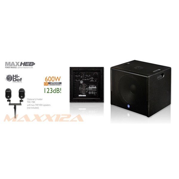 Topp Pro Maxx 12A Sub 12 inç 1200 Watt Peak Aktif Subbass