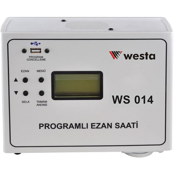 Westa WS 014 Programlı Ezan Saati