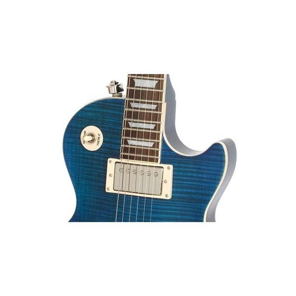 Epiphone Les Paul Tribute Plus Outfit Midnight Sapphire Elektro Gitar