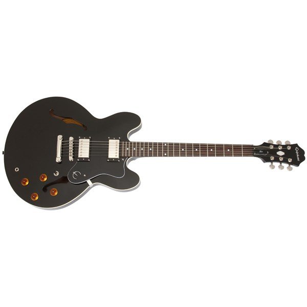 Epiphone Dot Ebony Caz Kasa Elektro Gitar