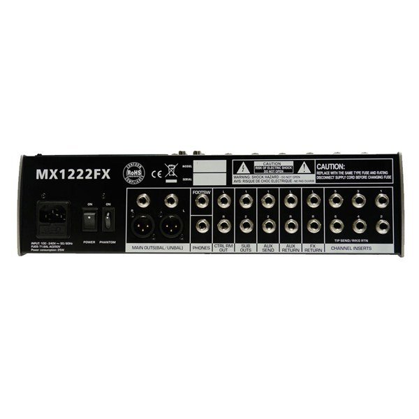 Topp Pro MX1222FX + TAC-MP3 T  Efecktli MP3 Çalar Deck Mixer