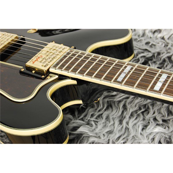 Epiphone Sheraton II Ebony Caz Kasa Elektro Gitar