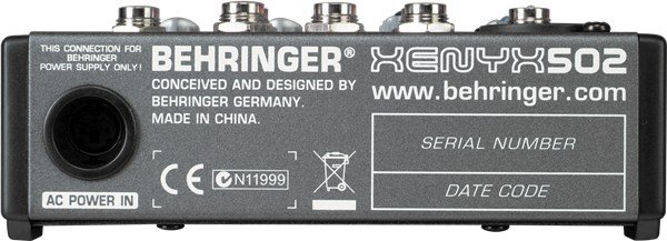 Behringer Xenyx 502 5 Kanal Deck Mikser