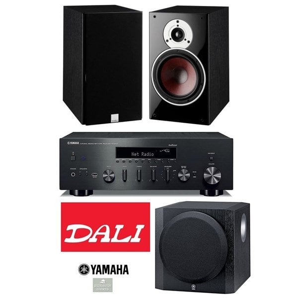 Yamaha RN 602 Receiver + Yst SW 012 Sub + Dali Zensor 3