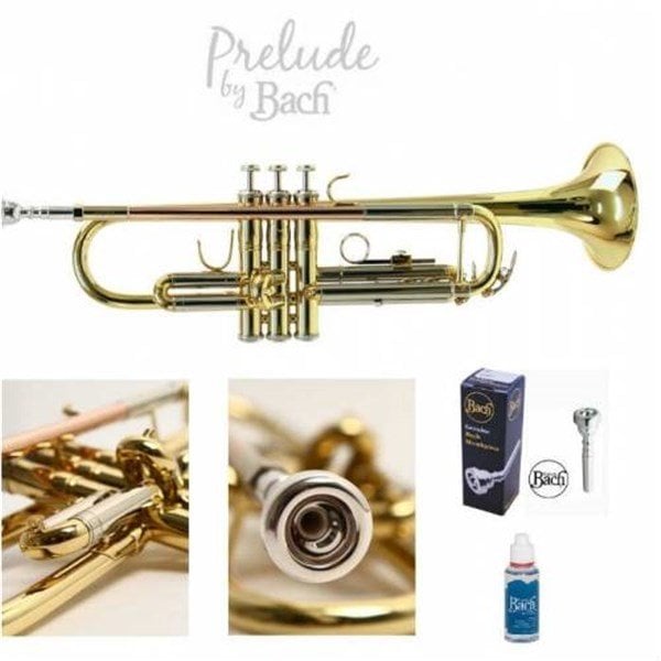 Prelude By Bach TR710 Trompet (Gold Lacquer)