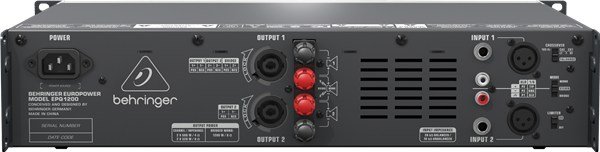 Behringer Europower EPQ1200 2 Çıkışlı Power Amplifikatörü 1200 Watt