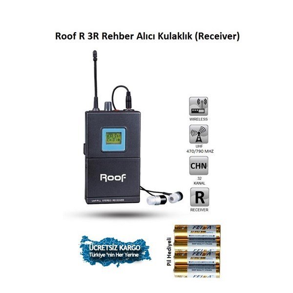 Roof R 3R Rehber Alıcı Kulaklık (Receiver)