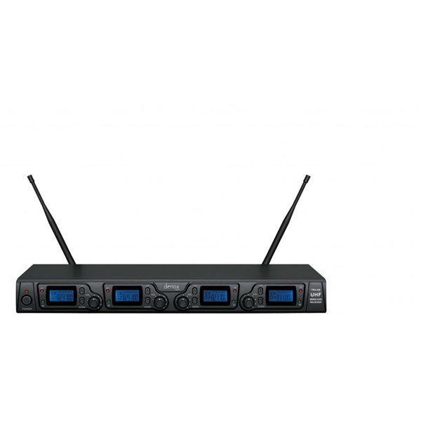 Denox TRX-340 4x16 Kanal Dijital Ekranlı UHF Telsiz Receiver