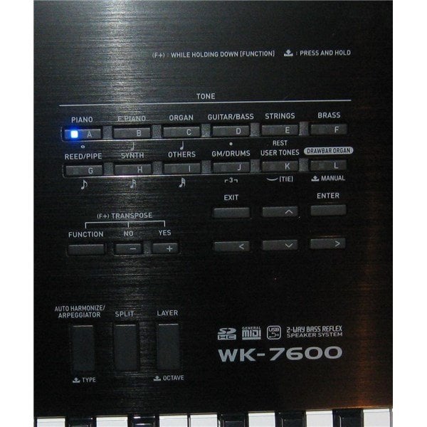 Casio WK 7600 Org