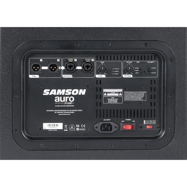 Samson Auro D1200A 12 İnç 700W Aktif Subwoofer