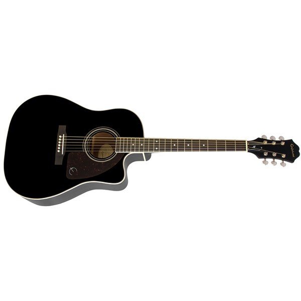 Epiphone AJ-220SCE Ebony Elektro Akustik Gitar