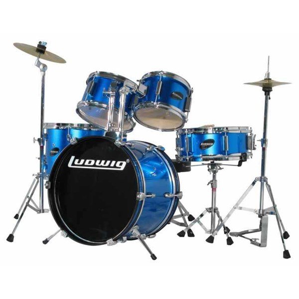 Ludwig LJR1062 Junior Accent Metalik Mavi Bateri Seti