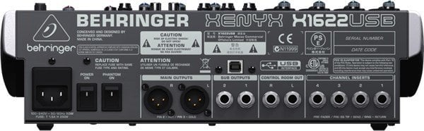 Behringer XENYX X1622USB 16 Kanal Deck Mikser