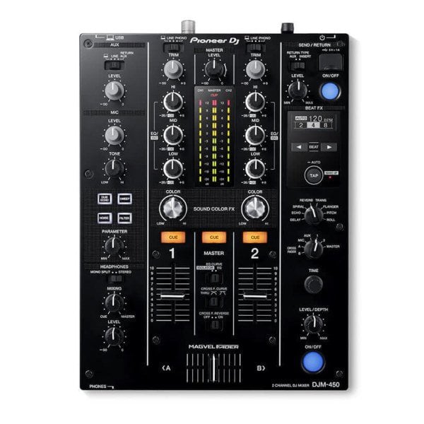 Pioneer DJM 450 2 Kanal DJ Mikseri