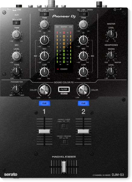 Pioneer Dj Djm S3 2 kanal Battle Mixer