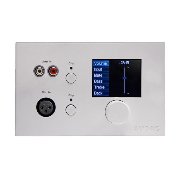 Audac DW5066 W (Beyaz) M2 için Dijital Duvar Kontrol Paneli