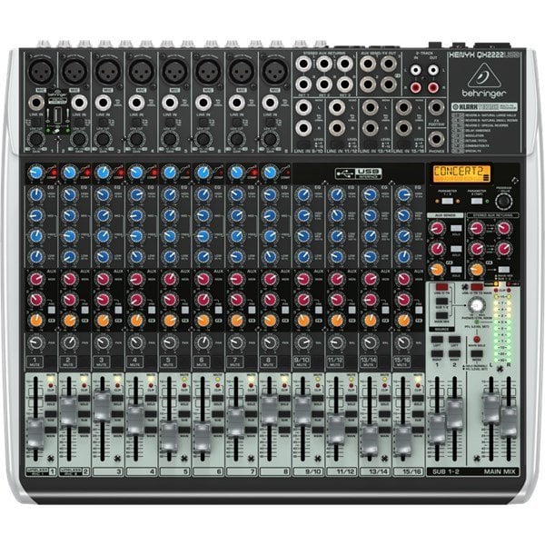 Behringer Xenyx QX2222USB 16 Kanal Deck Mikser