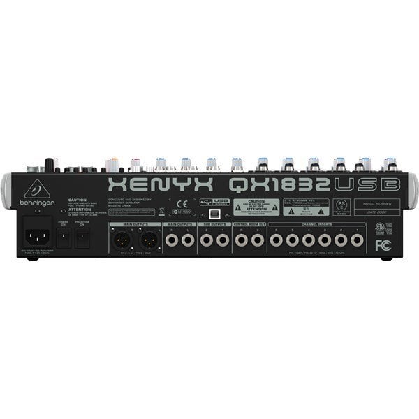 Behringer Xenyx QX1832USB 14 Kanal Deck Mikser