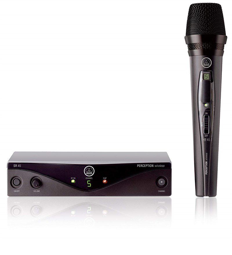 Akg WMS45 Vocal Set Band A Telsiz El Tipi Mikrofon Seti