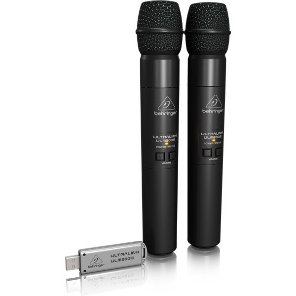 Behringer ULM202USB Usb Alıcılı Çift El Kablosuz Mikrofon