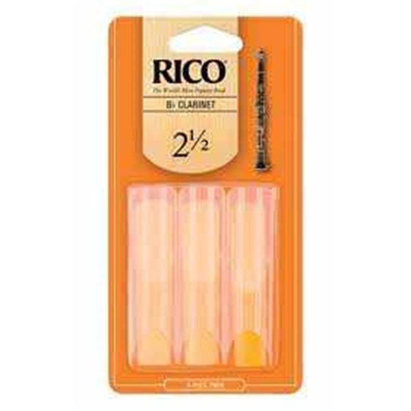 Rico RCA0325 Sib Klarnet Kamışı (3'lü) No:2,5