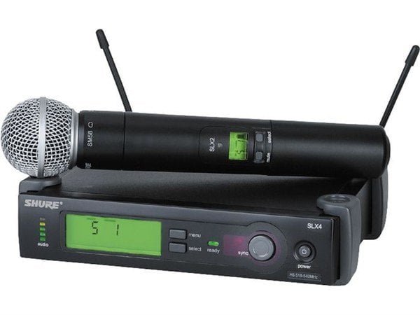 Shure  SLX24E/SM58 El Tipi Telsiz Mikrofon Seti