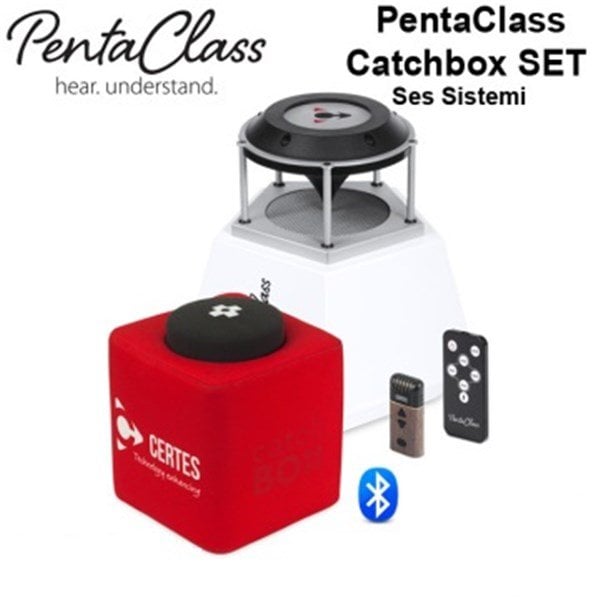 PentaClass Catchbox Set 360 Derece Kablosuz Okul-Sınıf Ses Sistemi