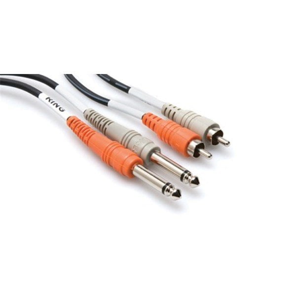 Hosa CPR203 3 Metre Dual Rca Mono Jack Ses Kablosu