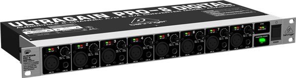 Behringer Ultragain Pro 8 Digital ADA8000 8 Kanal Mikrofon Preanfisi