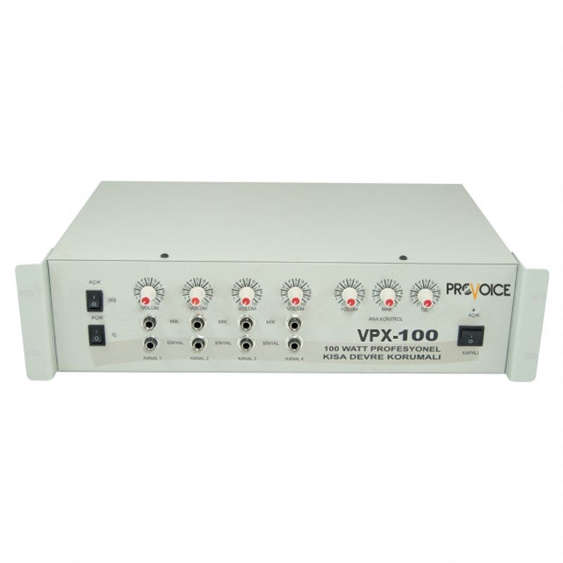 Provoice VPX-100 6 Kanal 100 Watt Amfili Mikser