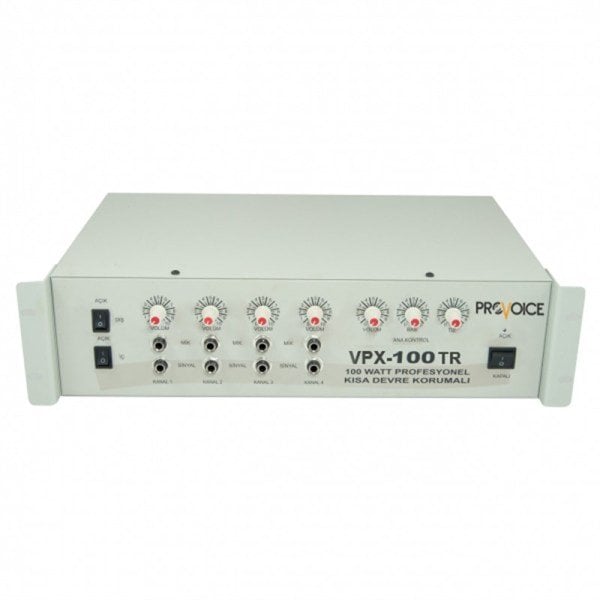 Provoice VPX-100 TR 100 Watt Trafolu Anfili Mikser