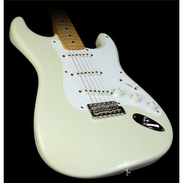 Fender Eric Clapton Olympic White Stratocaster Maple Fingerboard Elektro Gitar