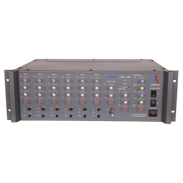 Startech Cooper Rev/400 USB 6 Kanal 400W Reverb Eko Usb SD Power Mikser