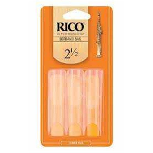 Rico RIA0325 Soprano Sax Kamışı (3'lü) No:2,5