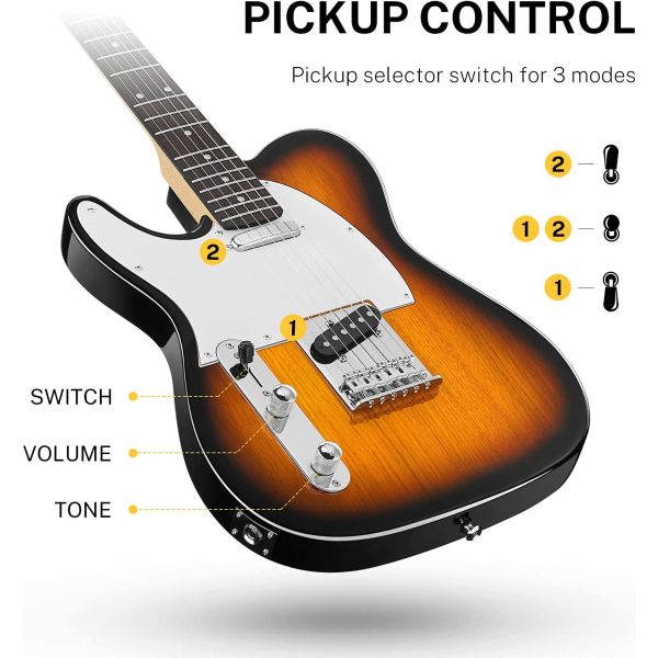 Donner DTC 100 SL Solak Elektro Gitar