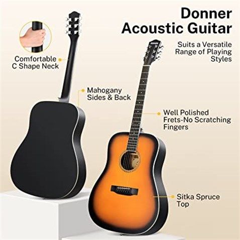 Donner EC 1019 Akustik Gitar
