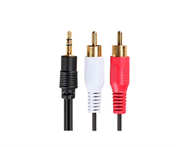 Provoice 3.5mm Stereo ve Çift RCA Erkek Jacklı Ses Kablosu