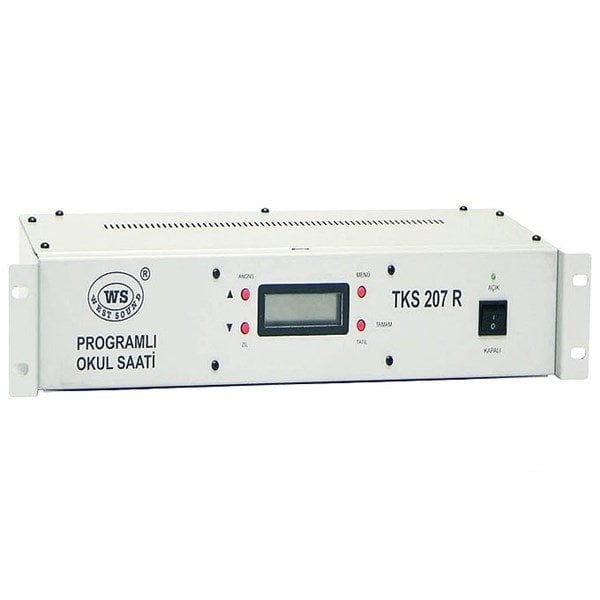 West Sound TKS 207 R Programlı Usb Girişli Rack Tipi Okul Saati