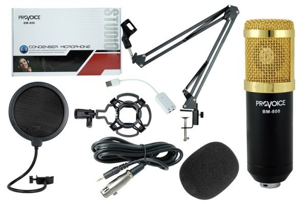 Provoice Audio BM-800 Full Studyo Bronz Ses Kayıt Seti