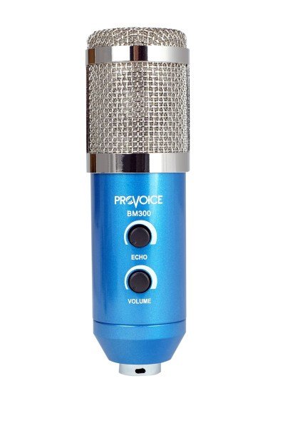 Provoice BM-300 Tak Çalıştır Stüdyo Mikrofonu + MT-15S Stand (Mavi)